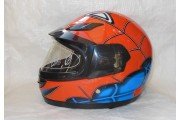 Шлем-интеграл детский BLD Spiderman оранжевый