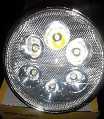 Фара кругла Альфа світлодіодна 6 діодів LED