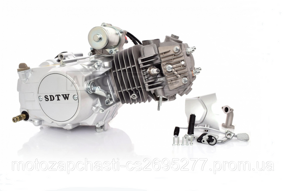 Двигун Delta 125 см3 алюмінієвий циліндр механіка SDTW