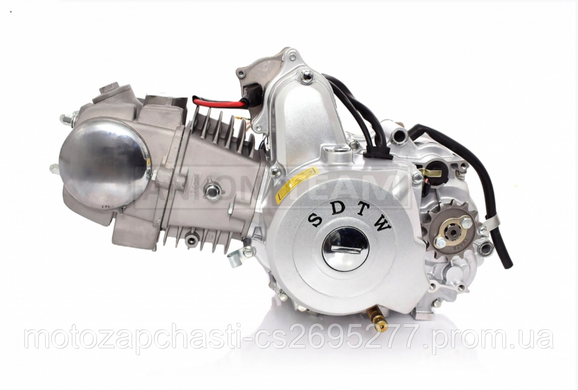 Двигатель Дельта 125 см3 алюминиевый цилиндр автомат SDTW