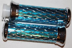 Ручки руля алюминиевые синие