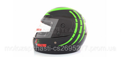 Шлем интеграл F2 N-825 (хищник) Black matte‑green