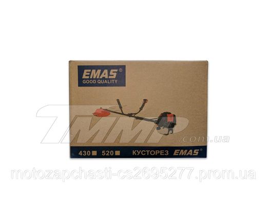 Бензокоса EMAS CG430 (Ніж 3Т, шпуля пластикова, лямка, набір інструментів , пляшка для змішування )
