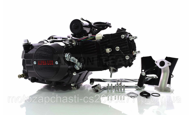 Двигун Альфа 110 см3 механіка чорний Alpha Lux