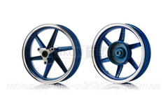 Диски колес Honda Dio 2.15*10 алюм RUIMA синие