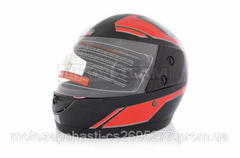 Шлем интеграл F2 N-825 Black-red-silver