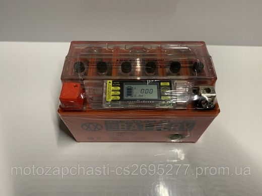 Аккумулятор 7A/12V DS-iGEL с вольтметром VLAND